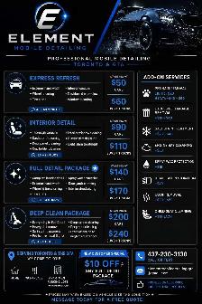Element Mobile Car Detailing Toronto & GTA ✨ Interior & Exterio - Photo 2