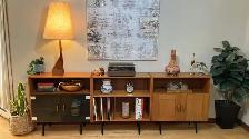 Mid century. TECK TEAK ou NOYER. Ensemble salle à manger. Table. - Photo 3