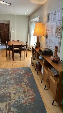 Mid century. TECK TEAK ou NOYER. Ensemble salle à manger. Table. - Photo 10