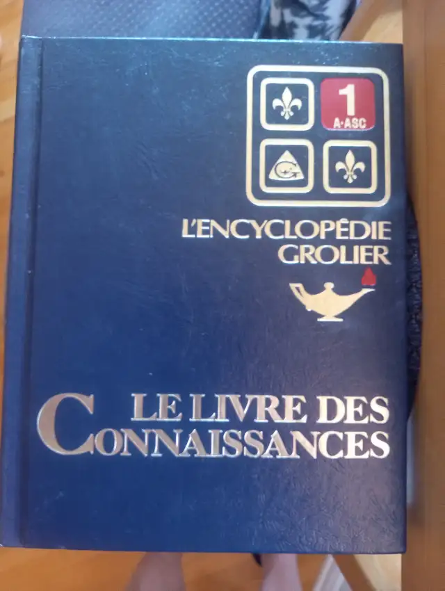 Livre Grolier l'Encyclopédie Le Livre des Connaissances 080636-6
