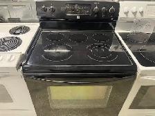 Cuisinière noire vitrocéramique Kenmore