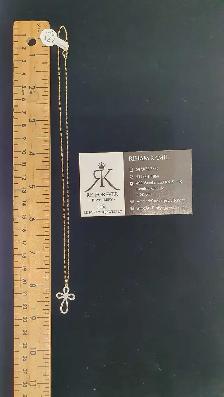 10k yellow gold chain & pendant # 412_11 - Photo 8