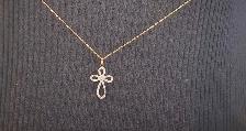 10k yellow gold chain & pendant # 412_11 - Photo 10