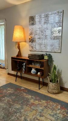 Mid century. TEAK TECK meubles. Bibliothèque, bookcase, Buffet, - Photo 2