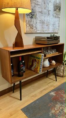 Mid century. TEAK TECK meubles. Bibliothèque, bookcase, Buffet, - Photo 3
