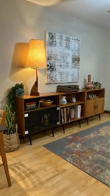 Mid century. MODULAIRE TECK TEAK. Buffet, console, bar, bahut di - Photo 2