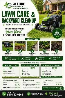 ALLURE LAWN CARE AND BACKYARD CLEANUP