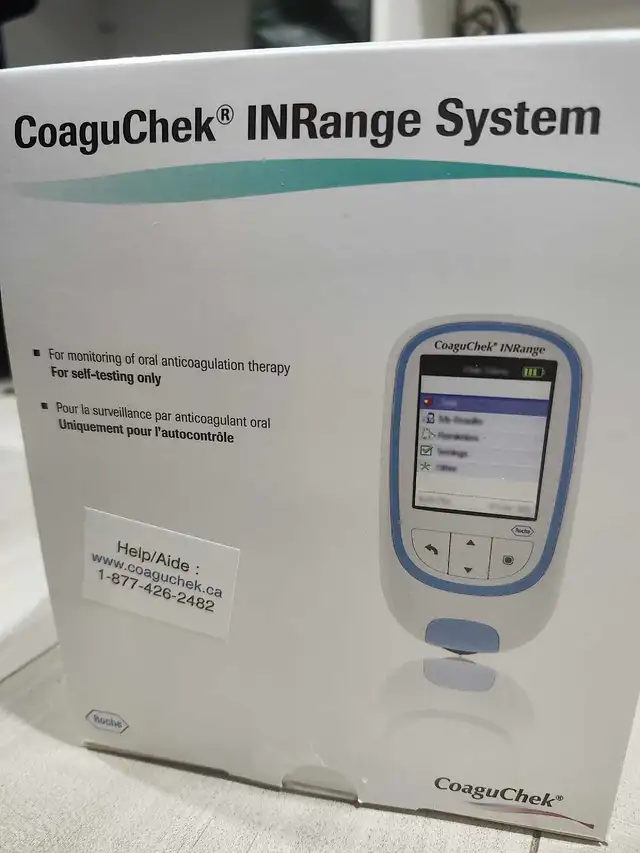 Coaguchek pour INR  (cokmadin)