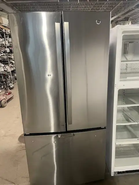 Réfrigérateur stainless 30'' portes françaises GE