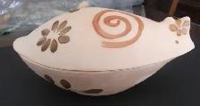 Terra Cotta Clay Baker - Vintage - Photo 2