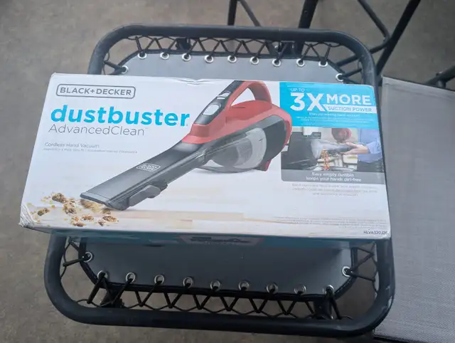 Black & Decker dustbuster with 3x the suction power