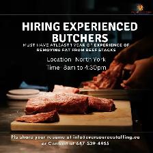 Hiring Butcher - Shawarma Company
