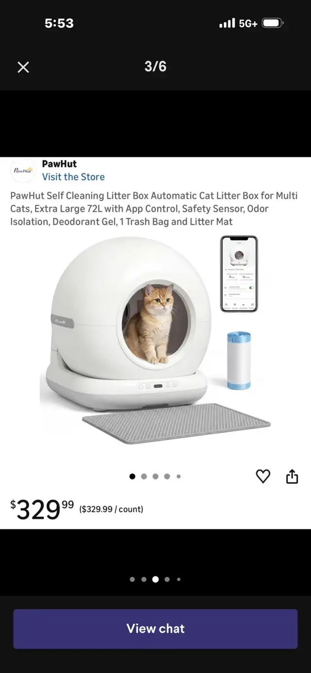 automatic cat litter box