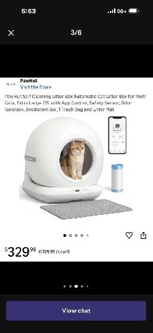 automatic cat litter box