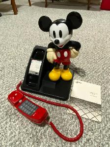 Vintage 90s Mickey Mouse AT&T 210 Phone Like New! - Photo 2