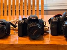 Canon T7i with 18-55 mm lens