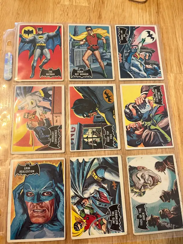 1966 Batman cards