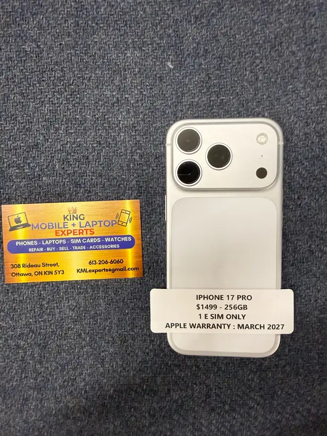 iPhone 17 pro new 256GB
