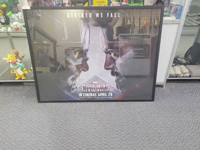 Captain America Civil War Framed Movie Poster