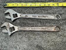 2 MASTERCRAFT 12 inch Adjustable Wrenches !