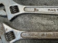 2 MASTERCRAFT 12 inch Adjustable Wrenches ! - Photo 2