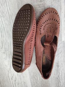 Metro Leather Women's Brown Casual Ballerinas size 6 - Photo 2
