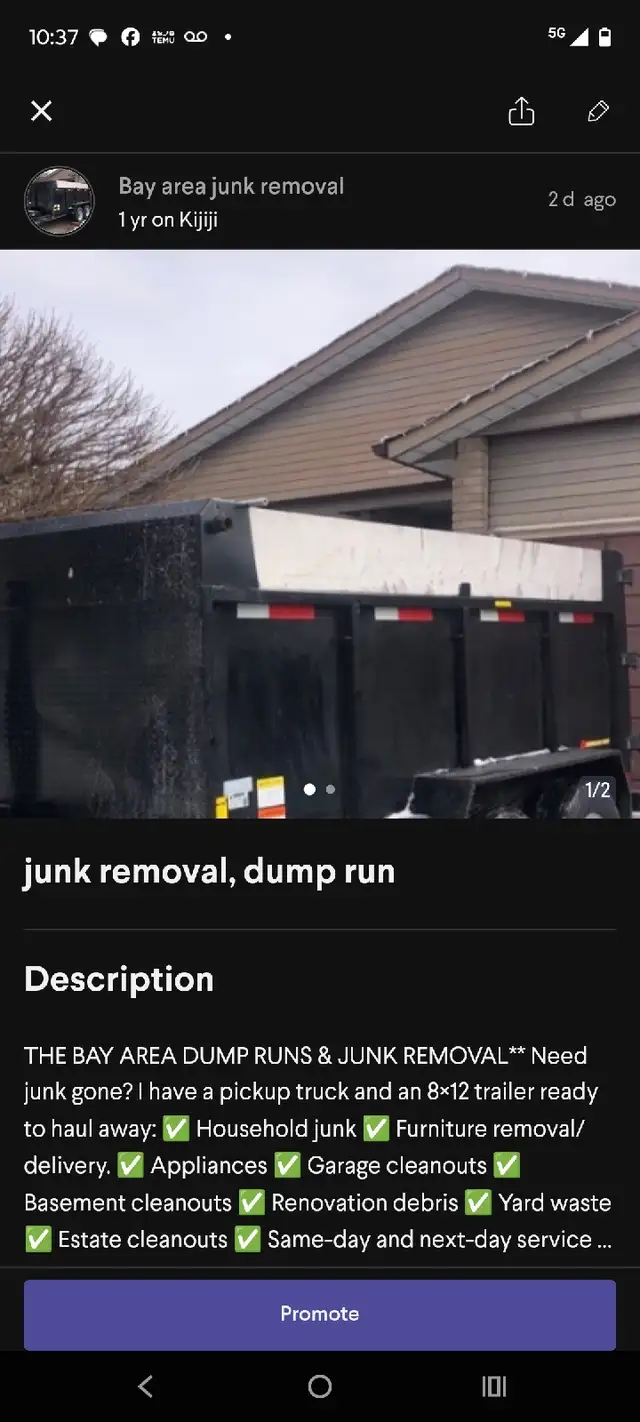 dump runs
