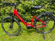 Vélo à courroie carbone assistance électrique
