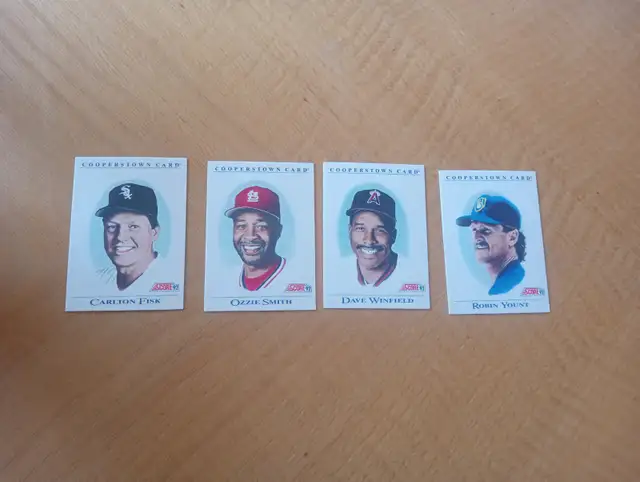 Carte Baseball Score 1992 Cooperstown Série 4 cartes 080626-209