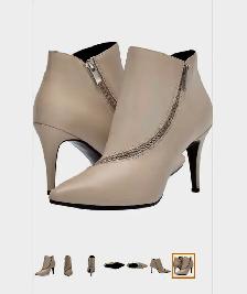 ⭐️NEW⭐️Leather Booties-womens size 10-11 - Photo 6