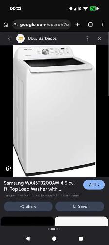Samsung WA45T3200AW Top Load Washing Machine - Photo 2