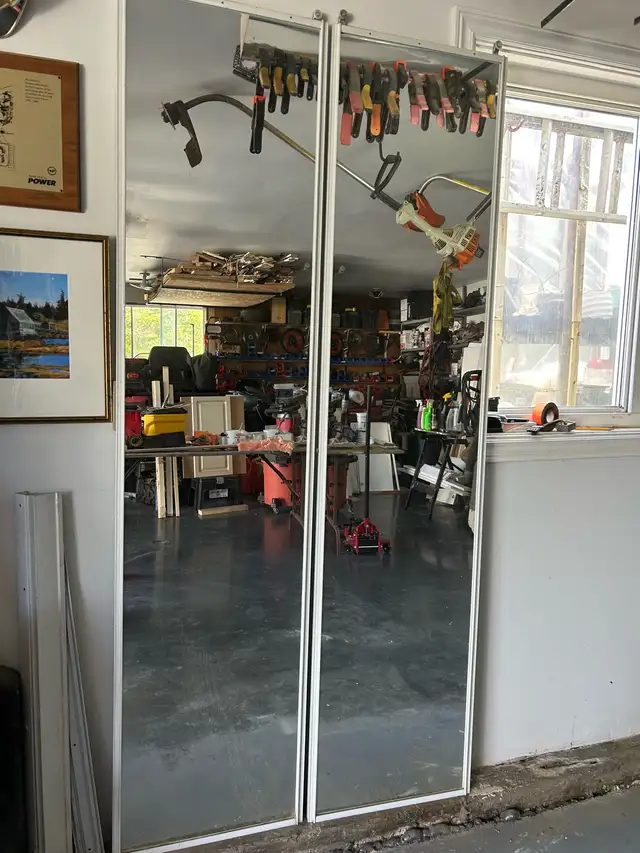sliding mirror doors 36"