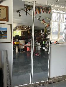sliding mirror doors 36"