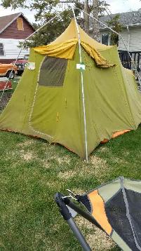 Canvas Tent and Mesh Tent