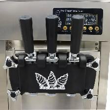 Promotion 3 Flavor Soft Ice Cream Machine w/LED Display210153