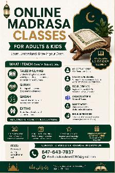 ONLINE MADRASA CLASSES FOR ALL AGES