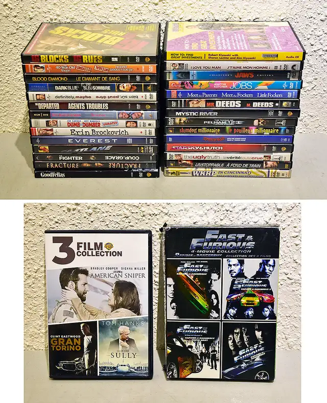 Lots of DVD Movies to Sell (or Trade) - Mint