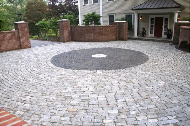 Cobblestone pavers  - West coast speckled granite