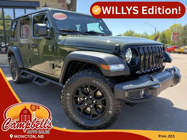 2020 Jeep Wrangler Unlimited Sport WILLYS Edition! Remote Sta...