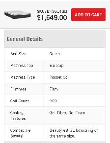 Beautyrest GL4 Mattress and matching Boxspring - Photo 3