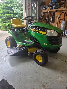 john deere e100