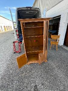 Free delivery used Wooden Armoire / Cabinet - Photo 8