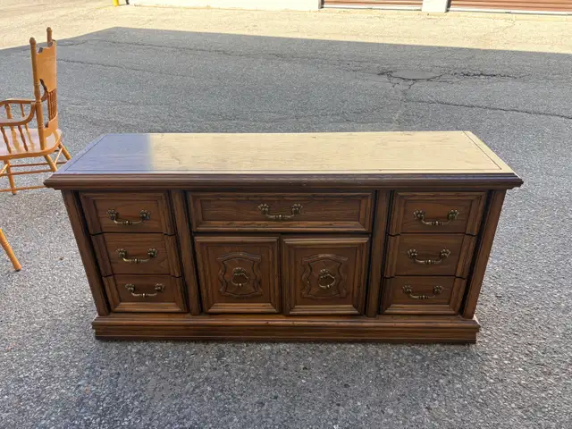 Free delivery used Wooden Dresser with Drawers