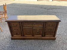 Free delivery used Wooden Dresser with Drawers