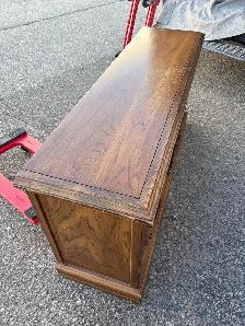 Free delivery used Wooden Dresser with Drawers - Photo 4