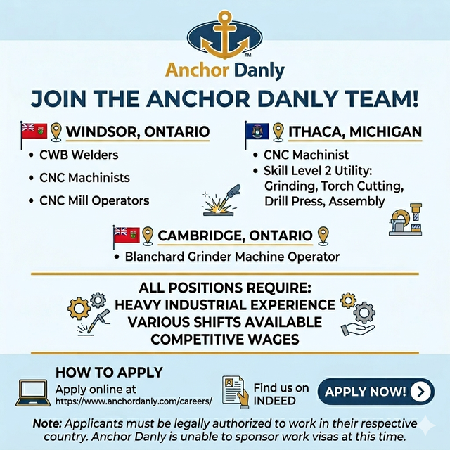 CNC Machinist, Maintenance Tech, Grinders - We're Hiring!
