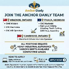 CNC Machinist, Maintenance Tech, Grinders - We're Hiring!