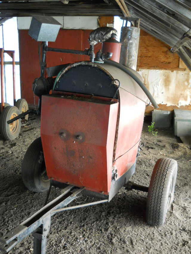 Used WEST low pressure steam boiler