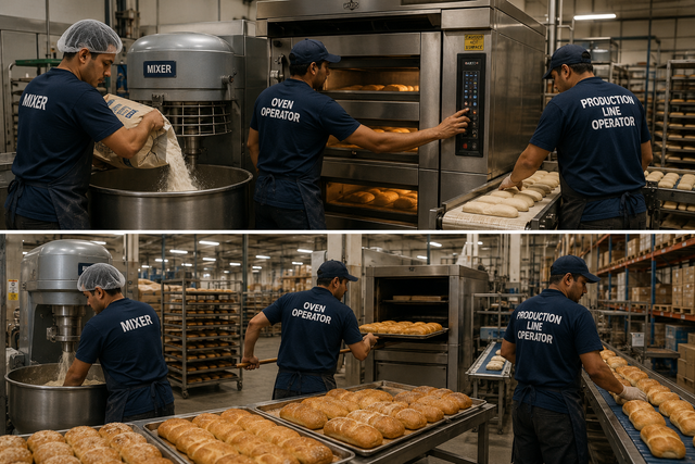 Bakery WorkersMUST HAVE2 Years FOOD Industry Experience