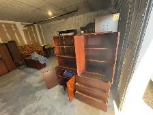 Free delivery antique Vintage Wooden China Cabinet - Photo 6